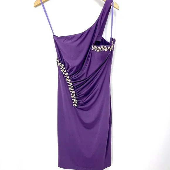 Roberto Cavalli | Dresses | Roberto Cavalli Mini Dress Womens M Purple Beaded One Shoulder Jeweled Ruched | Poshmark Roberto Cavalli | Dresses | Roberto Cavalli Mini Dress Womens M Purple Beaded One Shoulder Jeweled Ruched | Poshmark